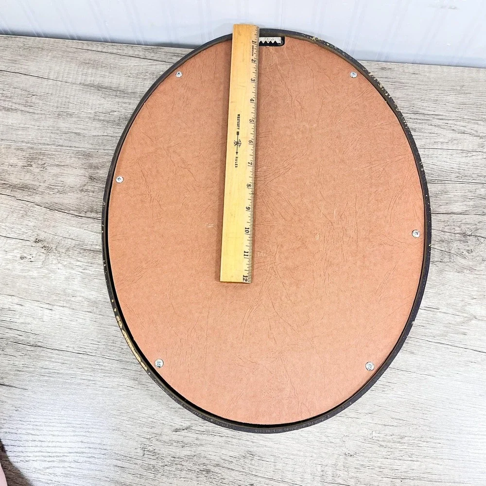 Vintage Oval Frame Nature‎ Picture - Vintage Wall Hanging